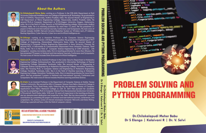 Problem Solving And Python Programming